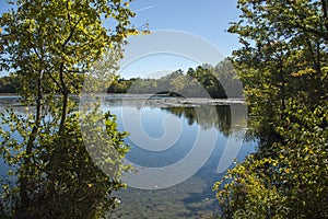 Leach pond in Borderland State Park photo
