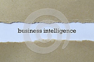 Business intelligence