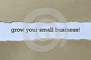 Grow your small business photo