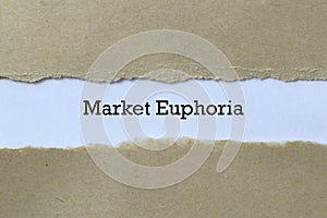 Market euphoria on paper