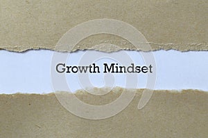 Growth mindset on paper