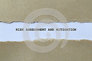 risk assessment and mitigation on white paper photo