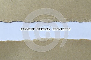 payment gateway providers on white paper