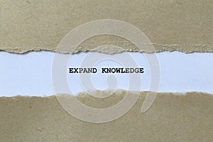expand knowledge on white paper