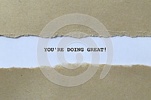 you're doing great on white paper