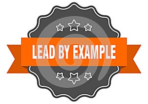 lead by example label