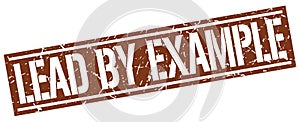 lead by example stamp