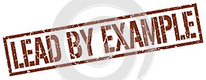 lead by example stamp