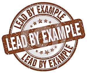 lead by example stamp