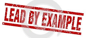 lead by example stamp