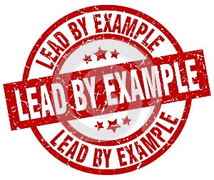 lead by example stamp