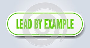 lead by example sticker.