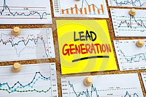 Lead generation concept