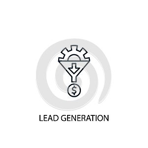 Lead Generation concept line icon