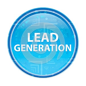 Lead Generation floral blue round button