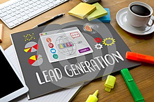 LEAD GENERATION Lead Generation Business Funnel , Sales funnel,