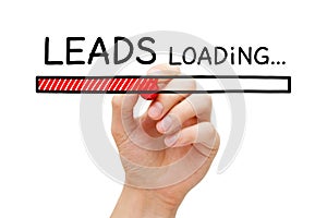 Lead Generation Loading Bar Concept