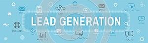 Lead Generation Web Header Banner that Attracts leads for target