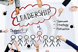 Lead Leadership Chief Team Partnership Concept