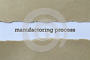Manufactoring process on paper