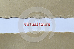 Virtual tours on paper photo