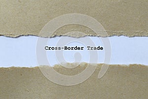 cross border trade on white paper