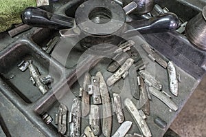 Lead small weights and tools for Wheel Balancing