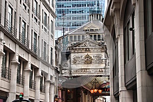 Leadenhall Market in London UK