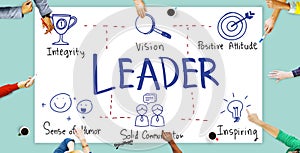 Leader Authority Boss Coach Director Manager Concept