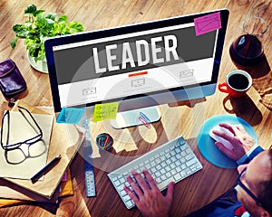 Leader Leadership Management Coaching Concept