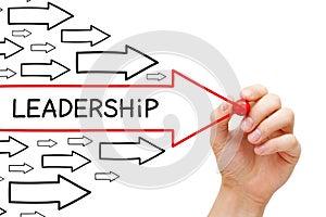 Leadership Arrows Concept