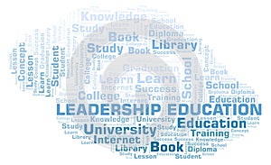 Leadership Education word cloud.