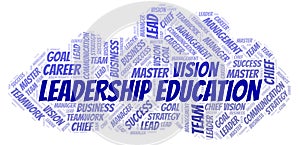 Leadership Education word cloud