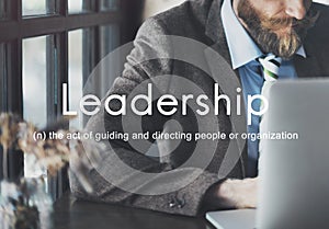 Leadership Lead Guiding Support Integrity Concept photo