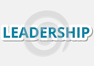 Leadership sign