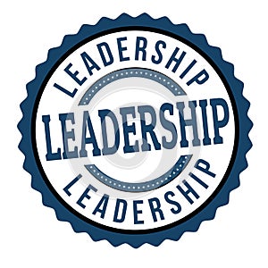 Leadership sign or stamp