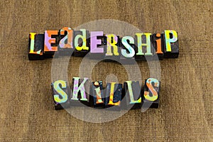 Leadership manager skills leader lead help boss authority business photo