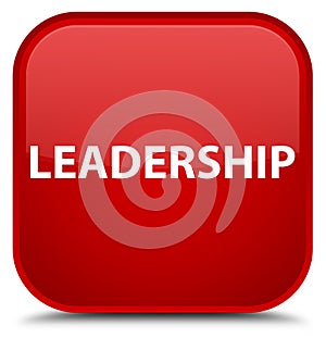 Leadership special red square button