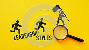 Leadership styles - democratic, autocratic, transformational and transactional photo