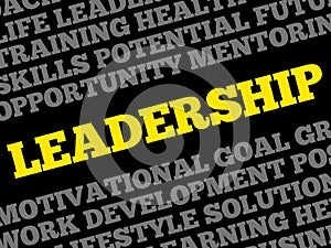 LEADERSHIP word cloud