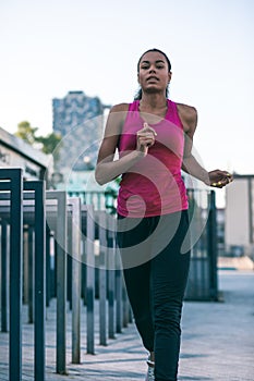 Leading healthy lifestyle and running stock photo