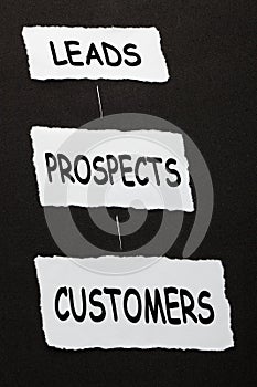 Leads Prospects Customers