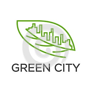 Leaf city logo