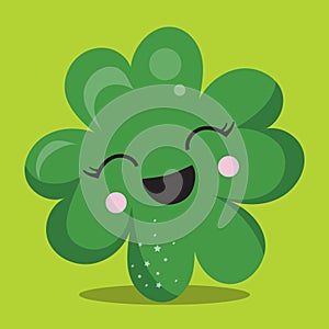 LEAF CLOVER YELLOWGREEN 06