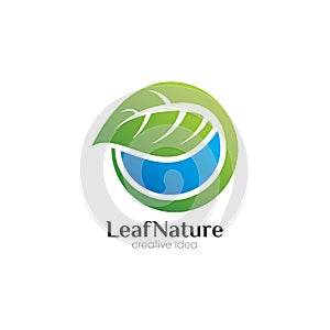 Leaf Creative Concept Logo Design Template