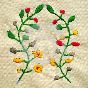 leaf flower mind spiritual craft healing mental embroidery mandala handmade leisure hobby sewing illustration design art pattern