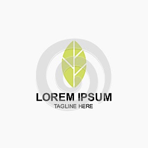 Leaf Logo Vector Template Design Illustration