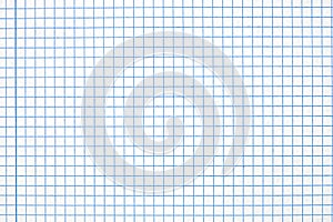 Leaf of a notebook closeup