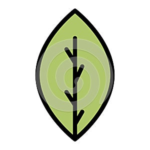 Leaf plant ecology icon