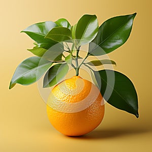 Minimalistic Tangerine Design With Vibrant Color Gradients photo
